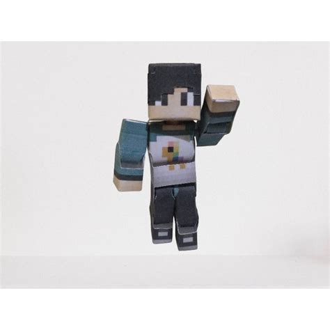 Jual Lembaran Pola Papercraft Skin Minecraft The Dream Craft Shopee