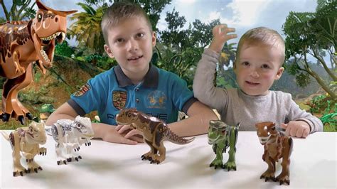 Lego Jurassic World 5.Лего Динозавр Карнотавр.Обзор Лего Динозавров.Мир ...