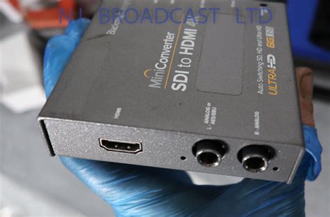 Blackmagic Sdi To Hdmi K Converter With Audio De Embedder Also Sdi To