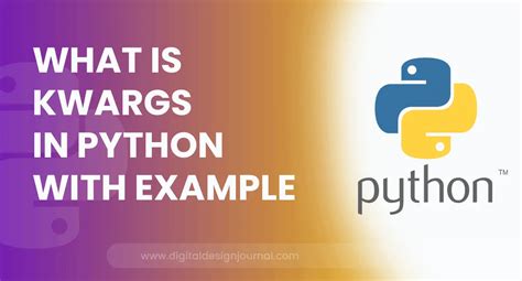 What Is Kwargs In Python With Example