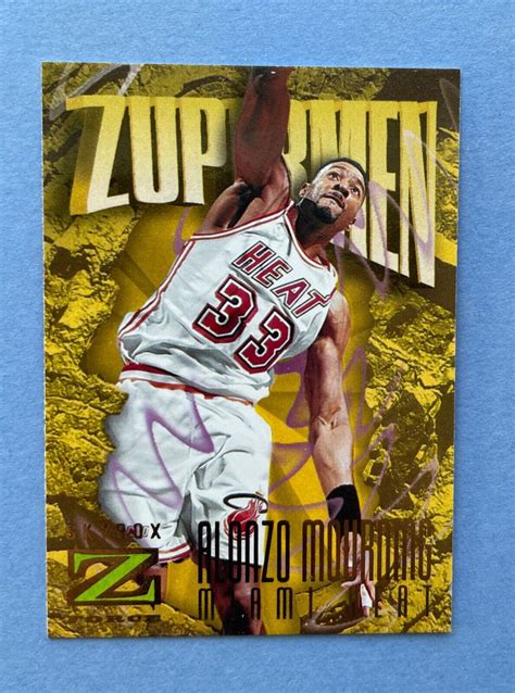 Skybox Z Force Basketball Alonzo Mourning Miami Heat Ebay