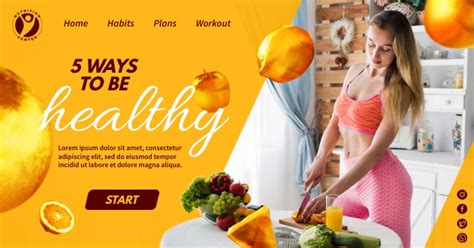 Healthy Lifestyle Template | PosterMyWall