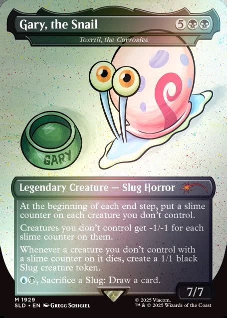 Secret Lair X SpongeBob SquarePants Legends Of Bikini Bottom Foil