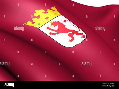 flag  leon province stock photo alamy