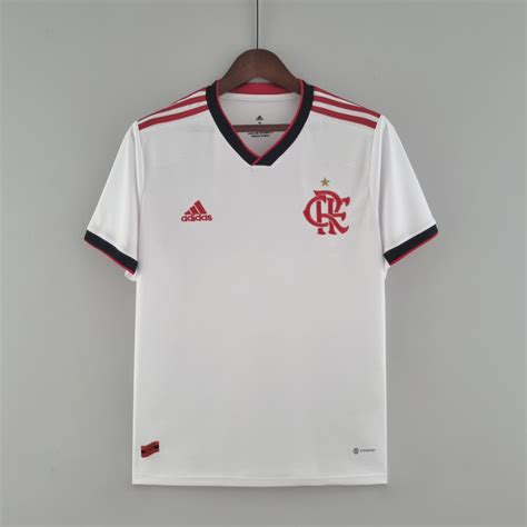 Camisa Flamengo II 22 23 Torcedor Adidas Masculina Branca ID Sports