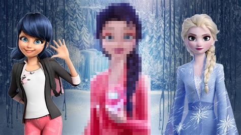 Ladybug As Elsa From Frozen Miraculous Ladybug Frozen Crossover