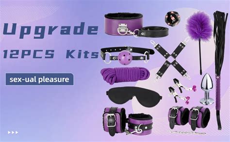 Amazon BDSM Bondage Restraint Kits PCS Sets Sex Toys Handcuffs Ankle Collar Cuffs