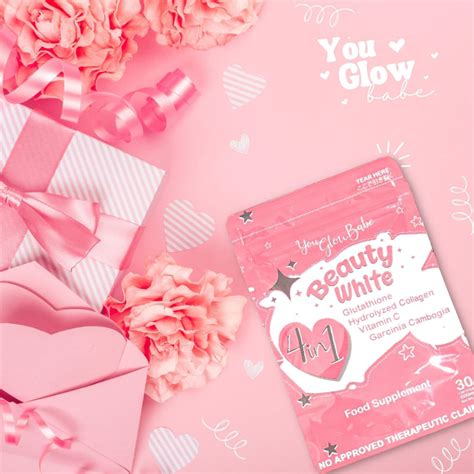 You Glow Babe Beauty White In Glutathione Collagen Glow Slimming Whitening Vitamin C Beauty