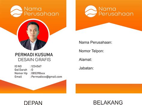 Detail Background Id Card Keren Cdr Koleksi Nomer 51