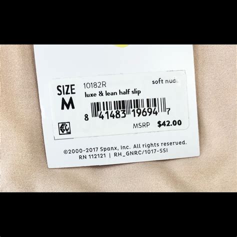 Spanx Intimates Sleepwear New Wtag Spanx Luxe Lean Half Slip Soft Nude Poshmark