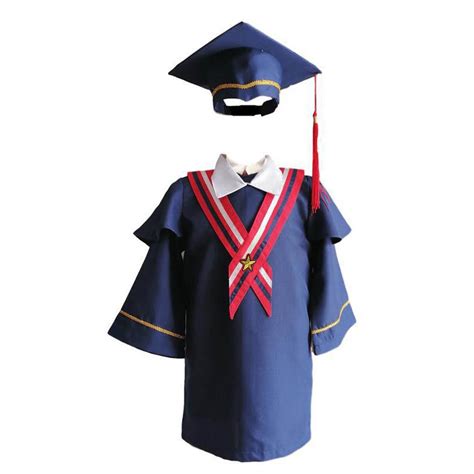 XXWXYD Toddler Graduation Dress 2-Piece Set Gown with Hat Photo-Ready
