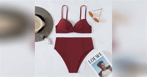 Bikini torsadé push up taille haute Modalova