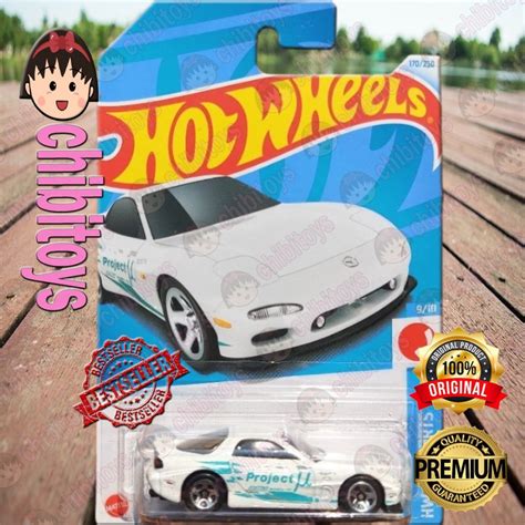 Jual Hot Wheels Hw Id Mazda Rx Drift Biru Falken Silver Silver Putih Savana