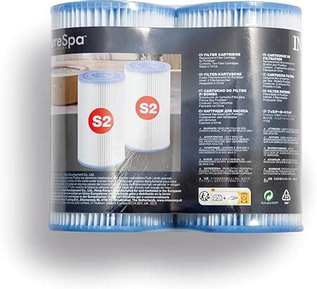Amazon Intex 29012E PureSpa Type S2 Heavy Duty Easy Set Dacron Paper Hot Tub Spa Filter