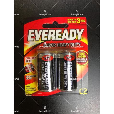 Original Eveready® Battery Aa Aaa C2 D2 C D Super Heavy Duty Longer