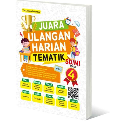 Jual Buku Juara Ulangan Harian Tematik Sd Mi Kelas Tim Lentera