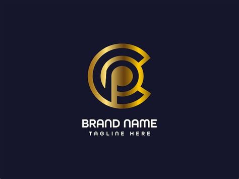Premium Vector A Letter C Logo With A Blue Background