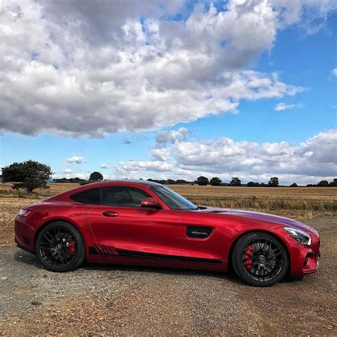 red amg gts autos