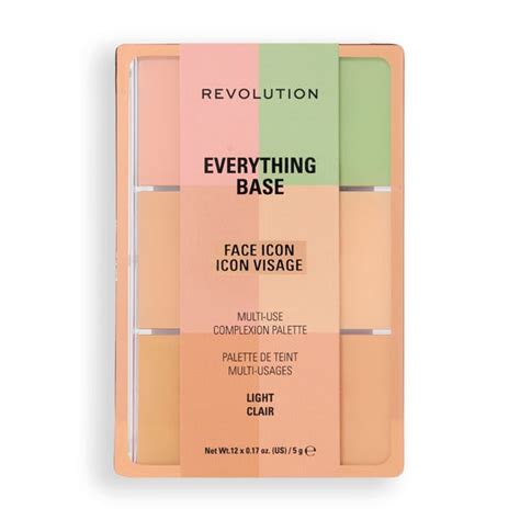 Revolution Everything Base Face Icon Complexion Palette Light | Superdrug