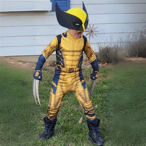 wolverine costume  kids  age   hallowitch costumes