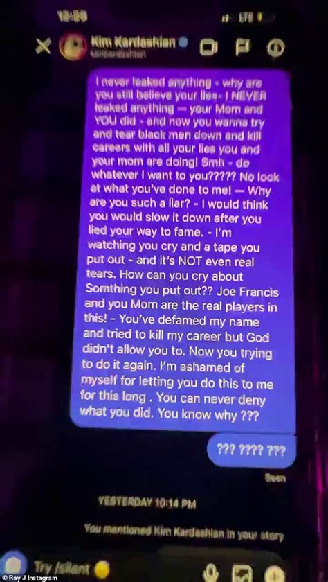 Kim Kardashian Out After Ray J Sex Tape Claims Daily Mail Online