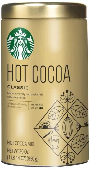 STARBUCKS CLASSIC HOT Cocoa Mix Powder Oz PicClick UK