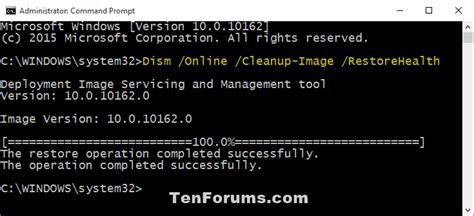 Dism /online /cleanup-image /restorehealth O Que Faz - Use DISM to Repair Windows 10 Image | Tutorials