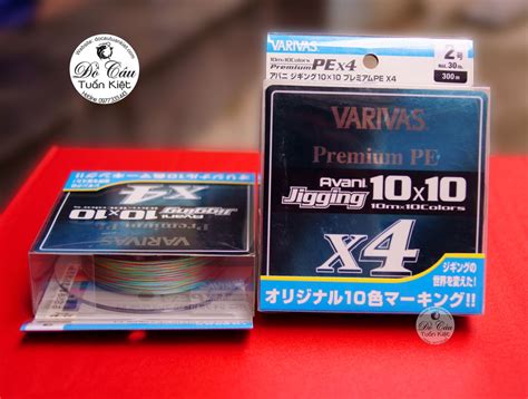 Dây dù Varivas Avani Jigging 10x10 Premium PE X4 300m