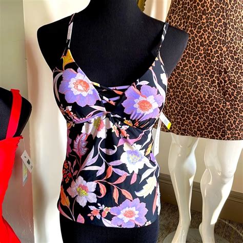 Hula Honey Tankini Nwot Neon Orange Bikini Neon Orange Bikini Top My Xxx Hot Girl