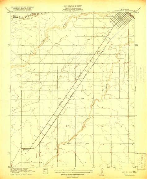 Classic Usgs Chowchilla California 75x75 Topo Map Mytopo Map Store