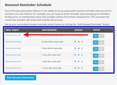 Configuring Membership Renewal Reminders In Member365 Member365