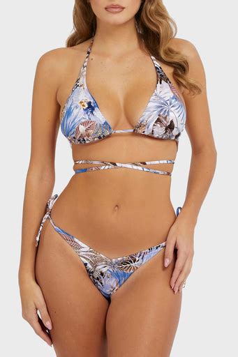 Guess Desenli Ba Lama Detayl Removable Gen Bayan Bikini St