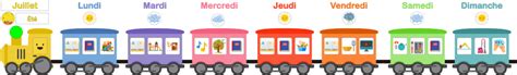 Train De La Semaine Maternelle à Imprimer