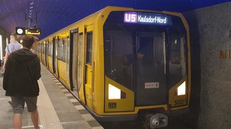 U Bahn Berlin Mitfahrt Im H97 Auf Der U5 Von Museumsinsel Bis Kaulsdorf