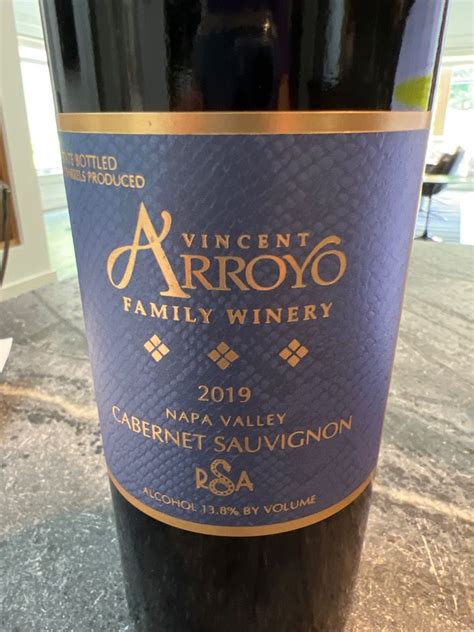 Vincent Arroyo Cabernet Sauvignon Winemaker S Reserve Usa