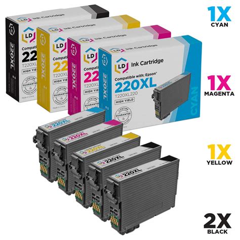 Ld Products Remanufactured Ink Cartridge Replacement For Set 5pk Hy 2b Cmy Ebay