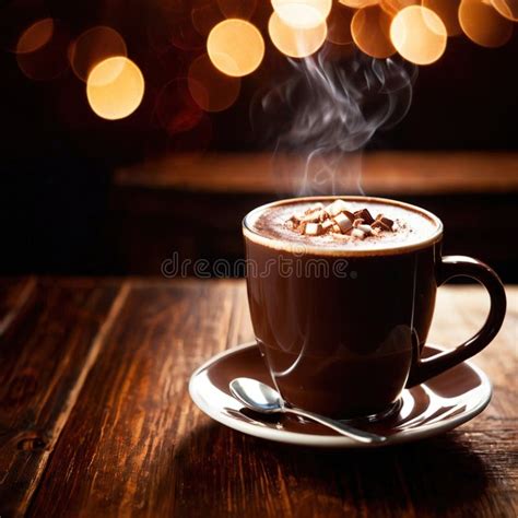 Hot Chocolate Rich Cocoa Chocolate Milk Beverage Drink Stock Illustration Illustration Of