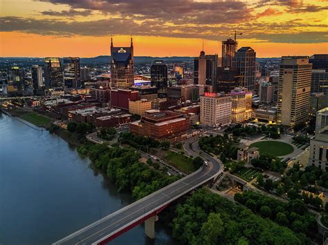 Nashville Cumberland Skyline Photograph by Jonathan Ross | Fine Art America