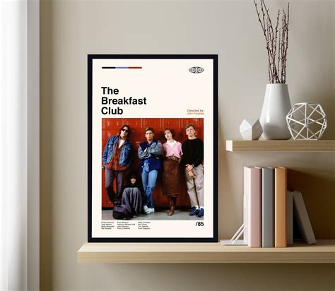 The Breakfast Club Poster The Breakfast Club Movie Minimalist Movie