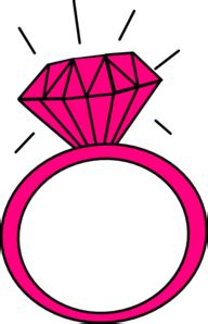 Pink Diamond Ring Clipart Clip Art Library