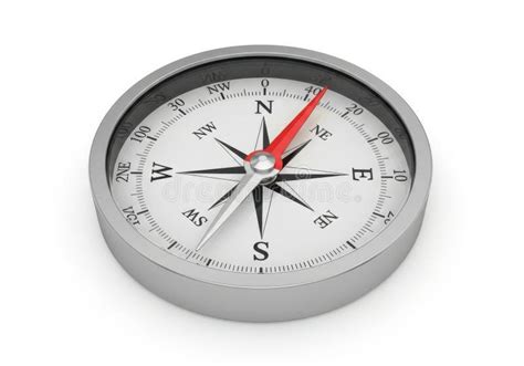 compass showing north direction stock illustration illustration