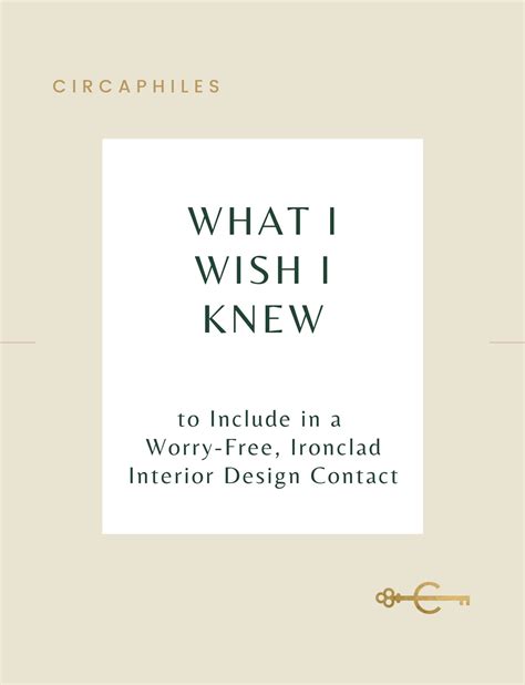 What I Wish I Knew to Include in a Worry-Free, Ironclad Interior Design