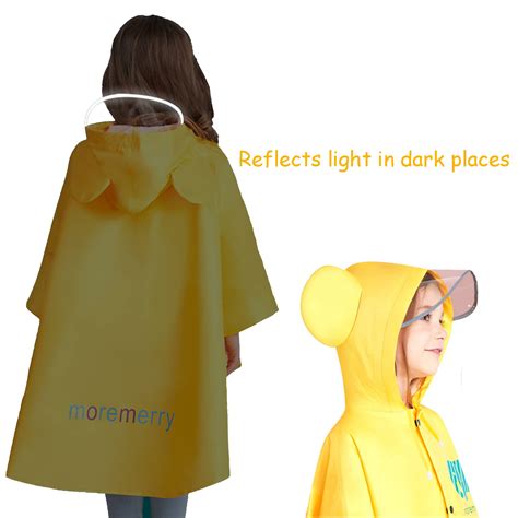 Raincoats For Kids Rain Poncho Jacket Lightweight Raincoat Boys Girls