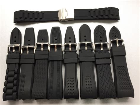 РЕМЕШОК ДЛЯ ЧАСОВ БРАСЛЕТ ПОЛУМЕСЯЦ КАУЧУК orient Casio Tissot swatch ...