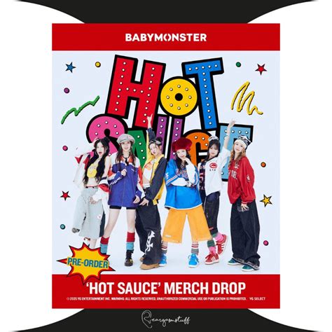 Jual Babymonster Hot Sauce Official Merchandise Merch Md Shopee Indonesia