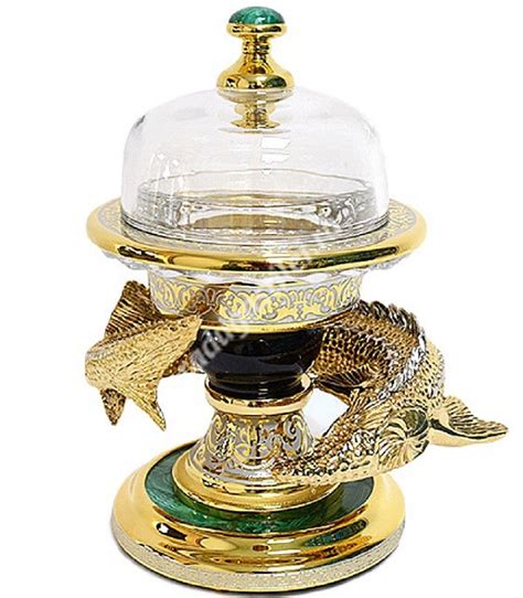 Хрустальная икорница "Осетр" из малахита - купить на подарок в Москве ...