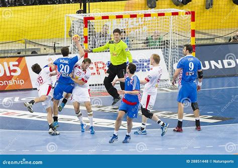 Handball World Championship Editorial Stock Photo - Image of team, hand: 28851448