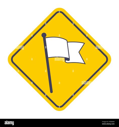 black icon white flag surrender  war stock vector image art alamy