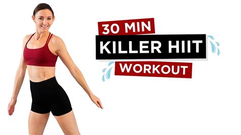 30 Min Killer Hiit Workout No Equipment No Repeats Full Body