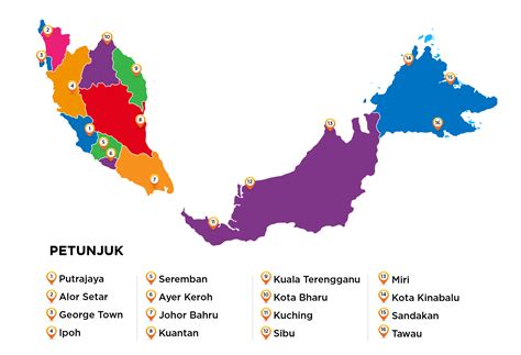 Gambar Peta Malaysia Kosong